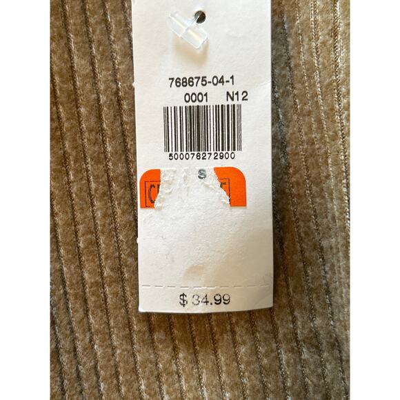 NWT Old Navy Tan Ribbed Sweater Pants Wide Elastic Waist Ankle Pants Size Small - Picture 2 of 5